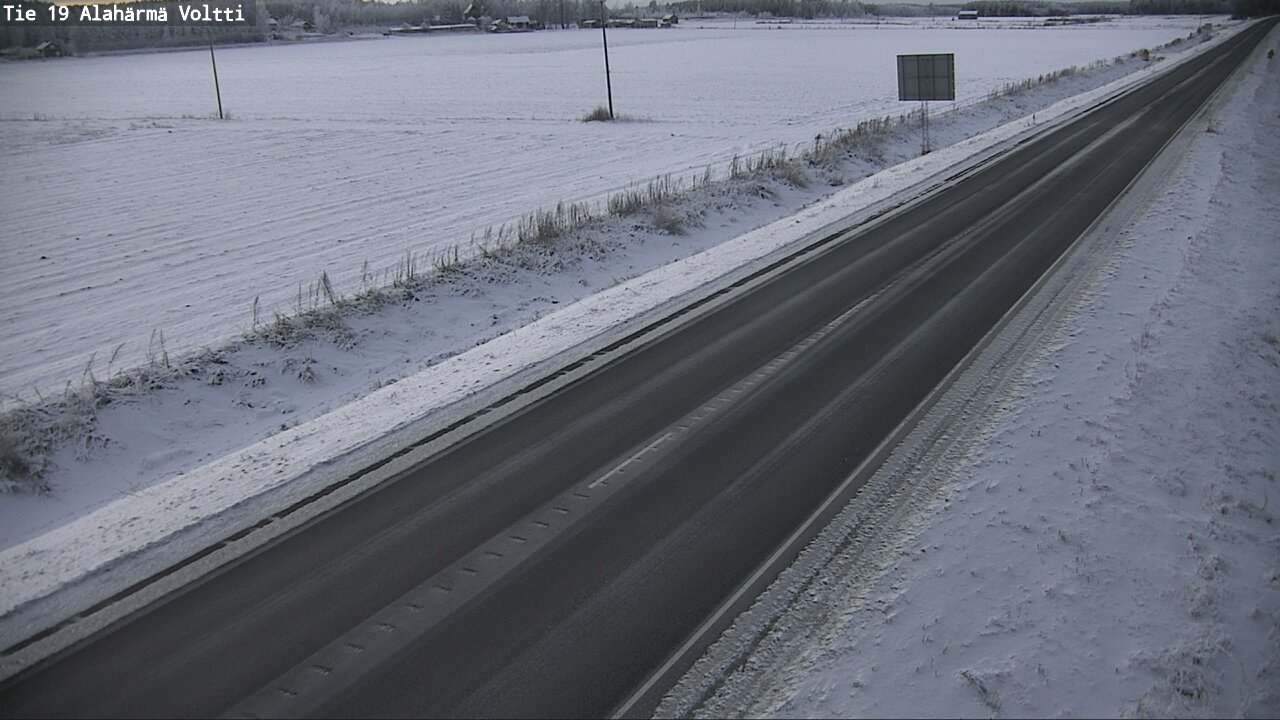 Weather Camera Image Väg 19 Alahärmä, Voltti, Kauhava, Etelä-Pohjanmaa