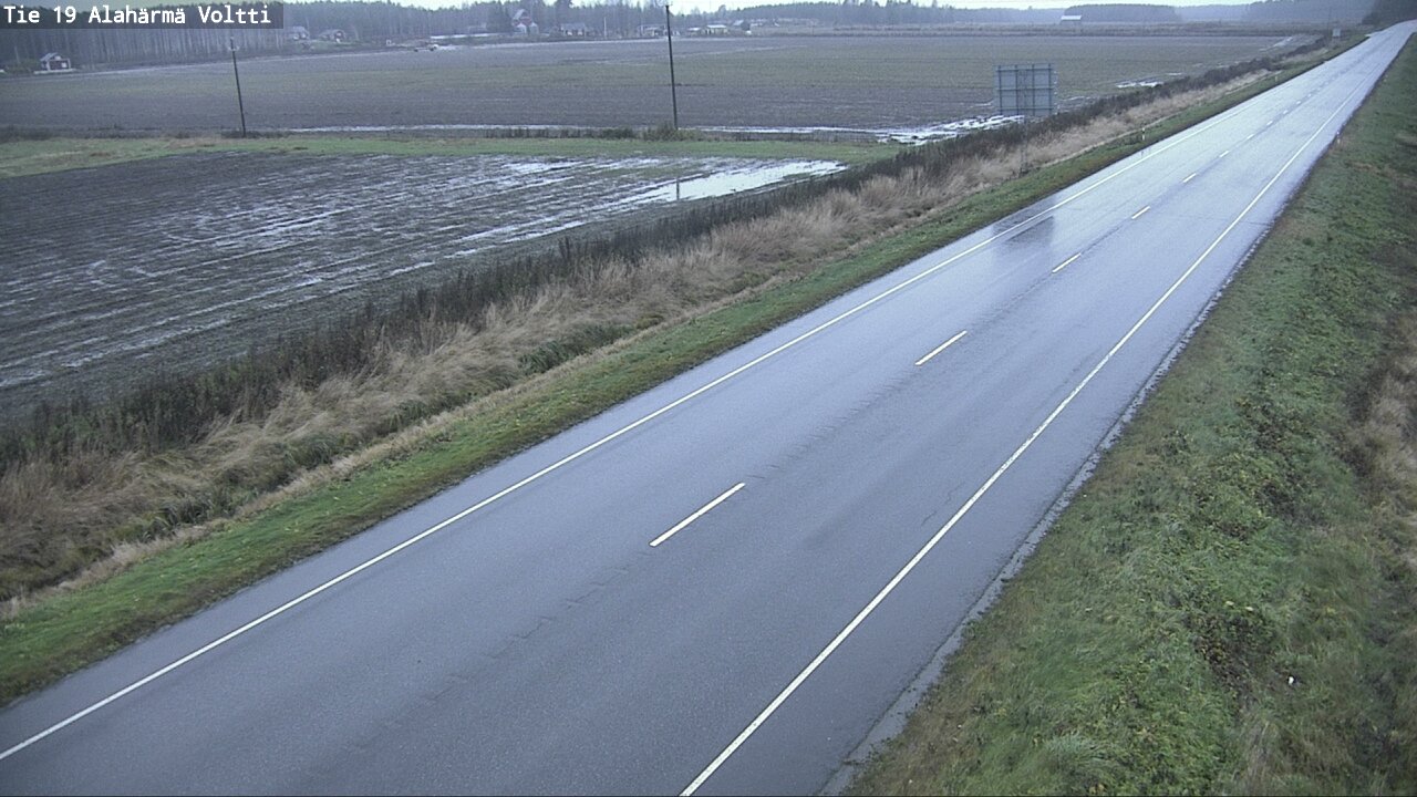 Weather Camera Image Väg 19 Alahärmä, Voltti, Kauhava, Etelä-Pohjanmaa