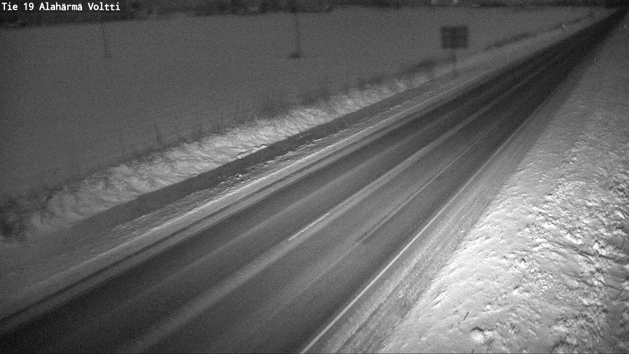 Weather Camera Image Väg 19 Alahärmä, Voltti, Kauhava, Etelä-Pohjanmaa