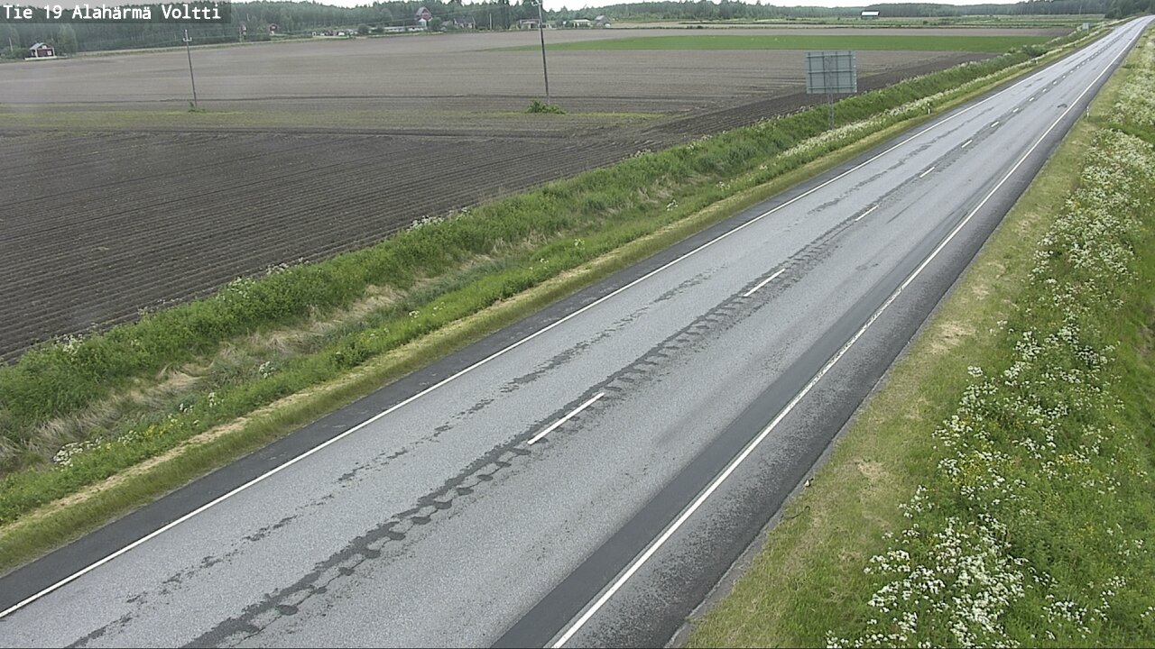 Weather Camera Image Väg 19 Alahärmä, Voltti, Kauhava, Etelä-Pohjanmaa