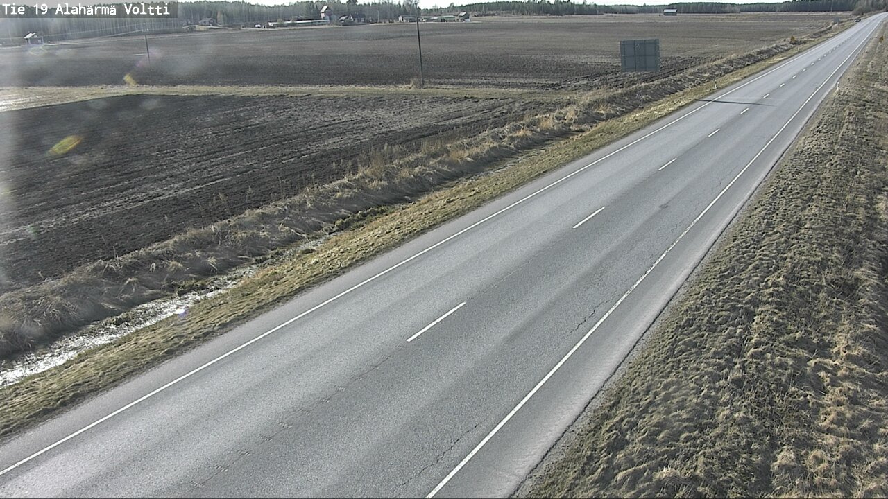 Weather Camera Image Väg 19 Alahärmä, Voltti, Kauhava, Etelä-Pohjanmaa