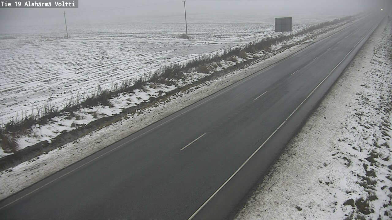 Weather Camera Image Road 19 Alahärmä, Voltti, Kauhava, Etelä-Pohjanmaa