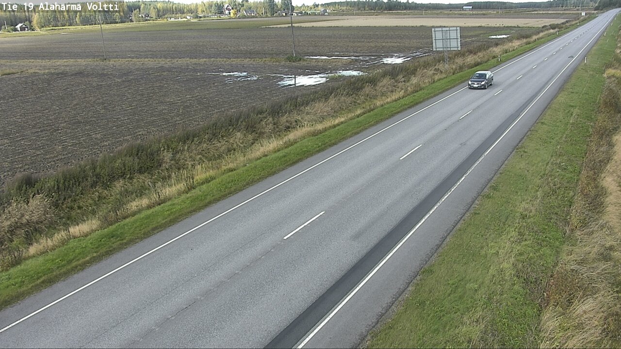 Weather Camera Image Road 19 Alahärmä, Voltti, Kauhava, Etelä-Pohjanmaa