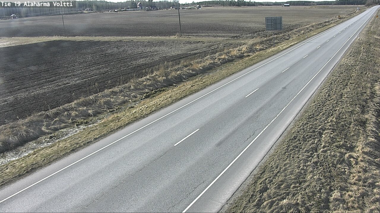 Weather Camera Image Väg 19 Alahärmä, Voltti, Kauhava, Etelä-Pohjanmaa