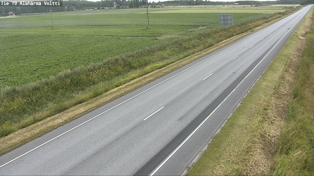 Weather Camera Image Väg 19 Alahärmä, Voltti, Kauhava, Etelä-Pohjanmaa