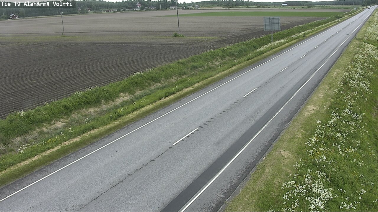 Weather Camera Image Väg 19 Alahärmä, Voltti, Kauhava, Etelä-Pohjanmaa