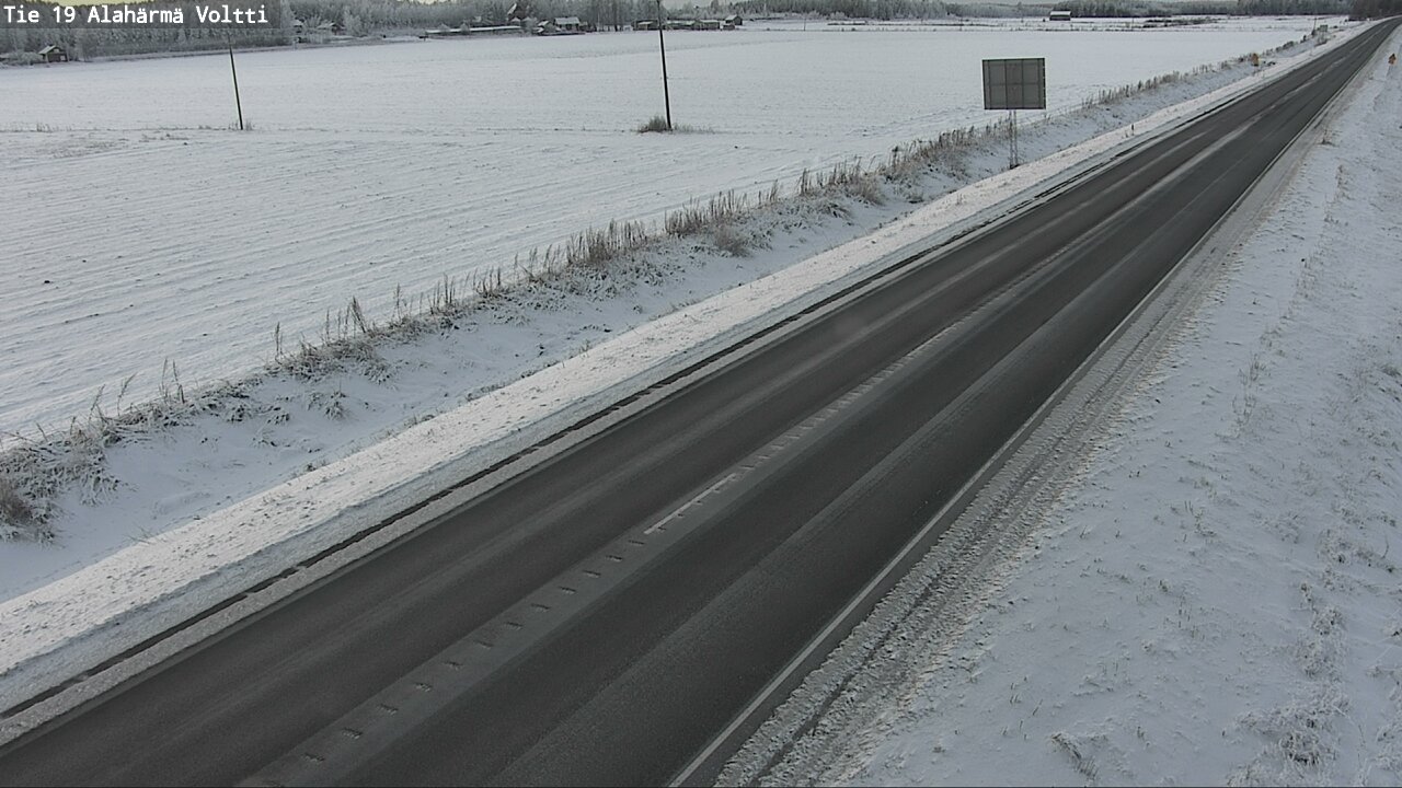 Weather Camera Image Väg 19 Alahärmä, Voltti, Kauhava, Etelä-Pohjanmaa