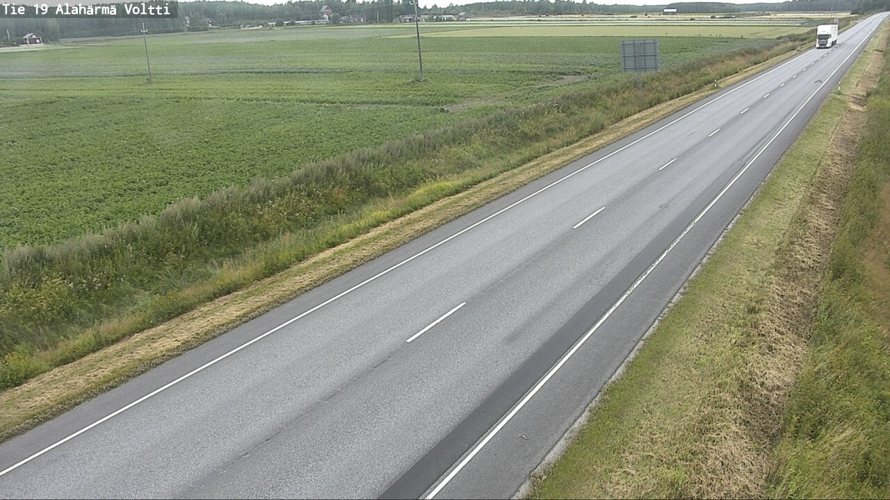Weather Camera Image Väg 19 Alahärmä, Voltti, Kauhava, Etelä-Pohjanmaa