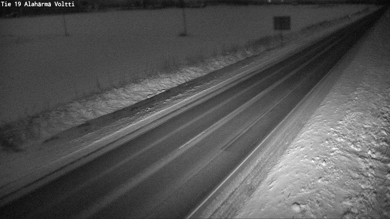 Weather Camera Image Väg 19 Alahärmä, Voltti, Kauhava, Etelä-Pohjanmaa