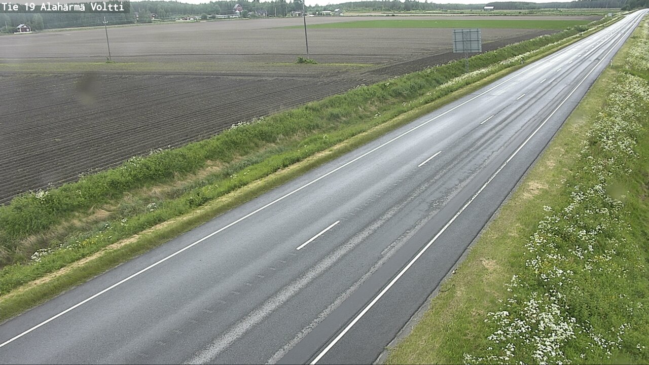 Weather Camera Image Väg 19 Alahärmä, Voltti, Kauhava, Etelä-Pohjanmaa