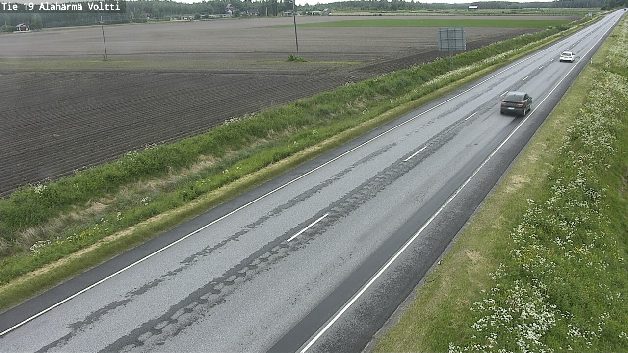 Weather Camera Image Väg 19 Alahärmä, Voltti, Kauhava, Etelä-Pohjanmaa