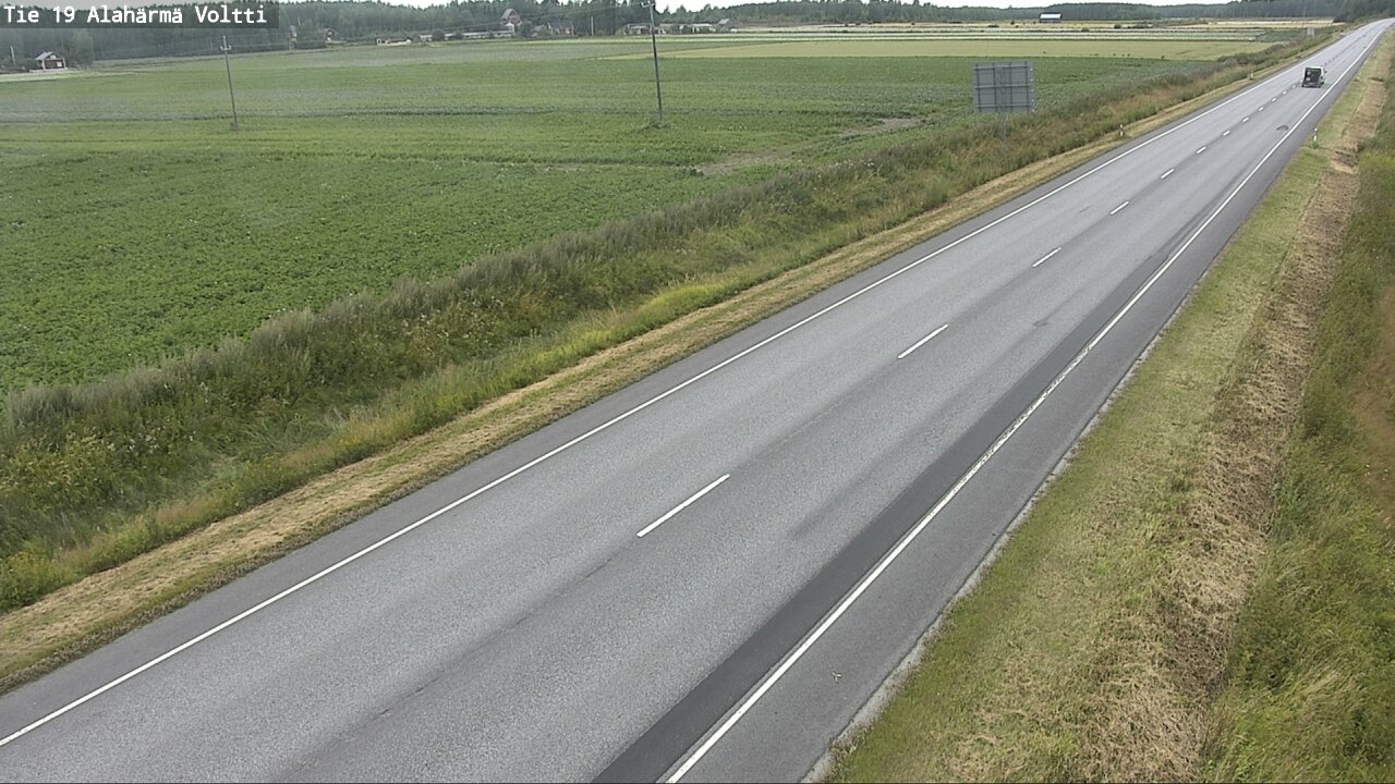 Weather Camera Image Väg 19 Alahärmä, Voltti, Kauhava, Etelä-Pohjanmaa