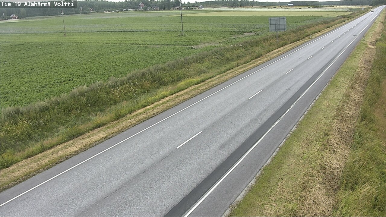 Weather Camera Image Väg 19 Alahärmä, Voltti, Kauhava, Etelä-Pohjanmaa