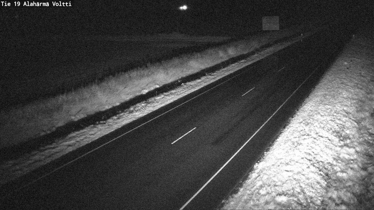 Weather Camera Image Väg 19 Alahärmä, Voltti, Kauhava, Etelä-Pohjanmaa