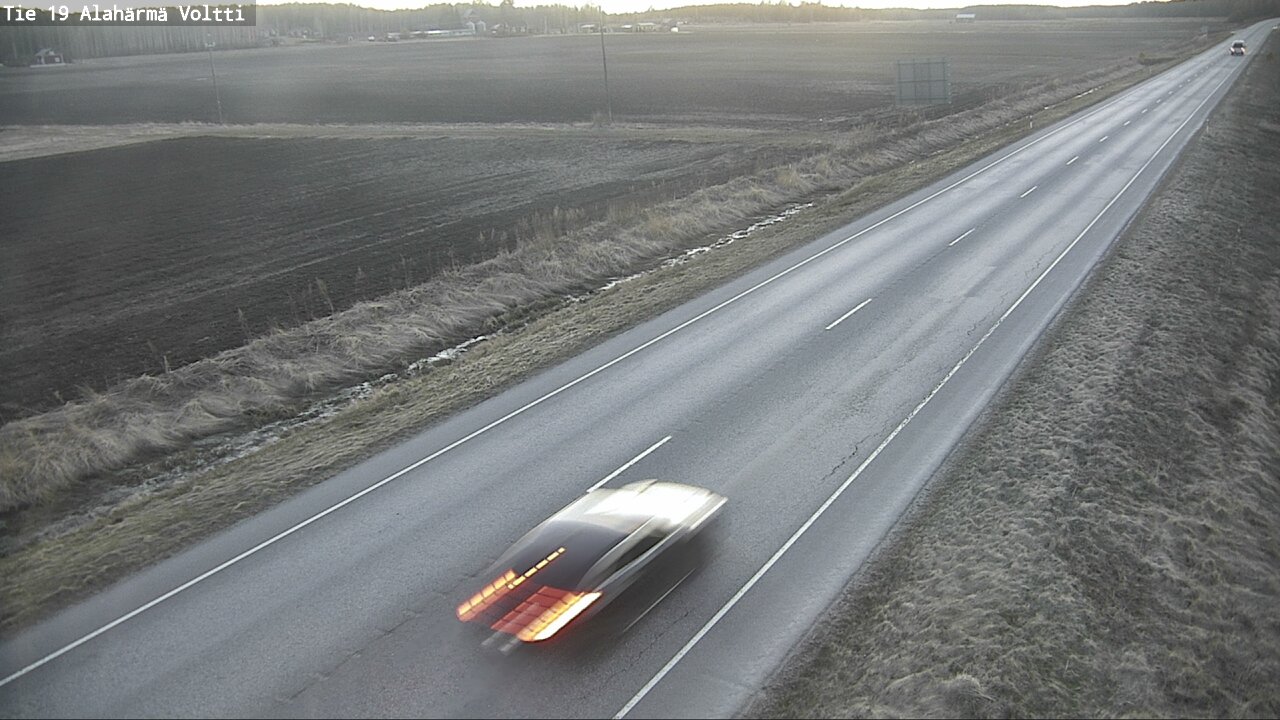 Weather Camera Image Väg 19 Alahärmä, Voltti, Kauhava, Etelä-Pohjanmaa