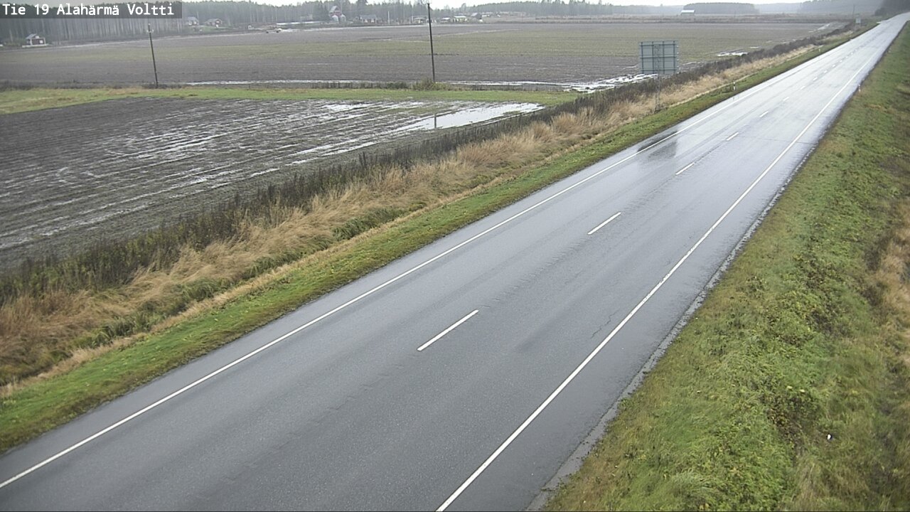 Weather Camera Image Väg 19 Alahärmä, Voltti, Kauhava, Etelä-Pohjanmaa