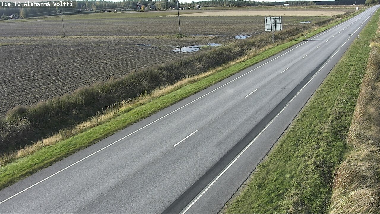 Weather Camera Image Road 19 Alahärmä, Voltti, Kauhava, Etelä-Pohjanmaa