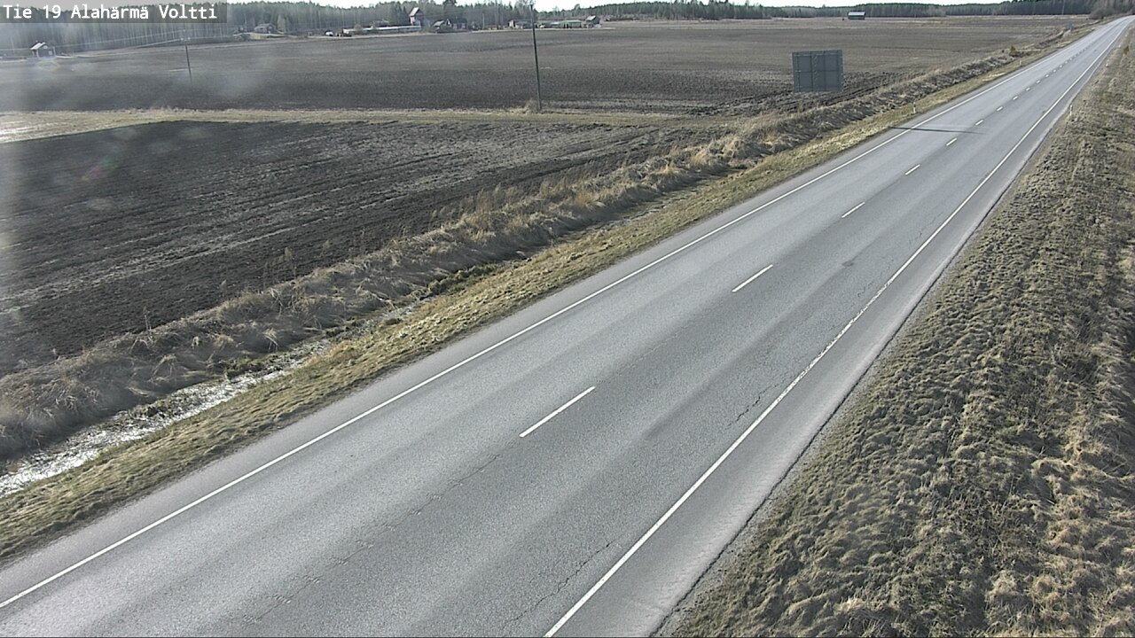 Weather Camera Image Väg 19 Alahärmä, Voltti, Kauhava, Etelä-Pohjanmaa
