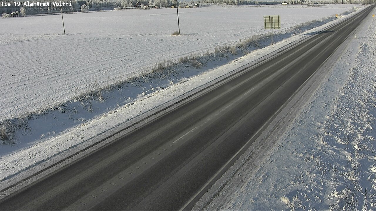 Weather Camera Image Väg 19 Alahärmä, Voltti, Kauhava, Etelä-Pohjanmaa