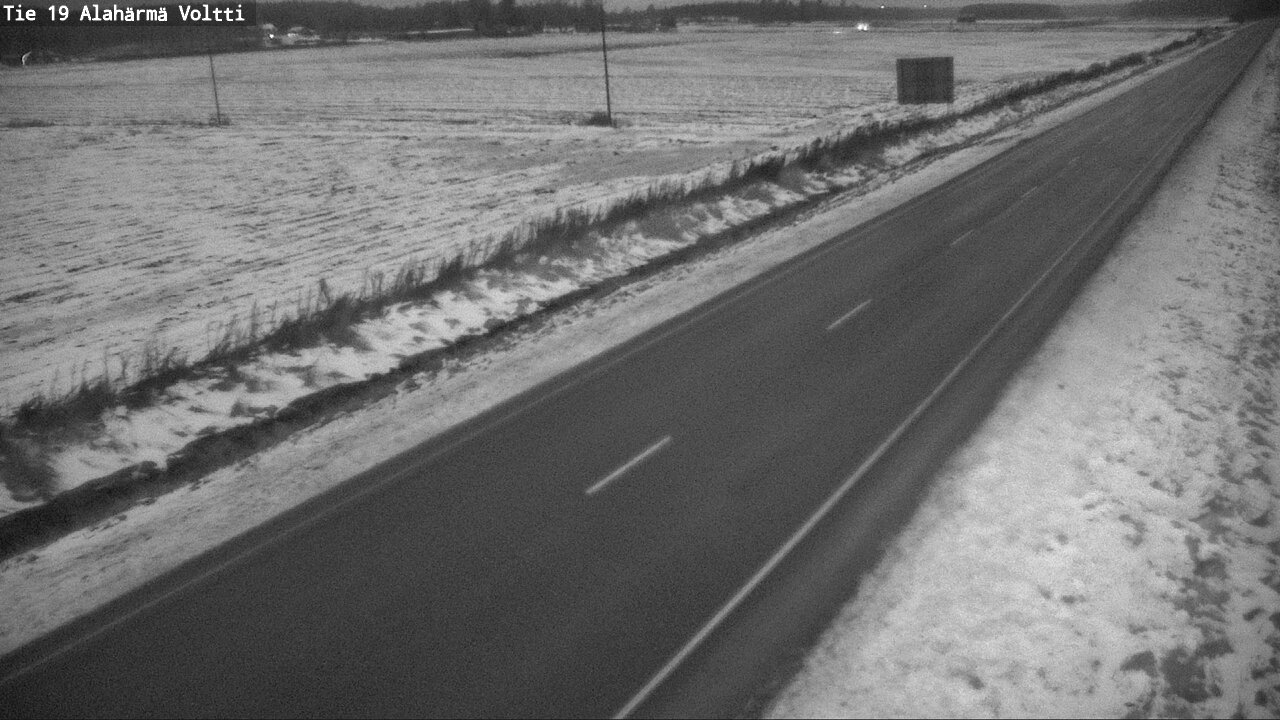 Weather Camera Image Road 19 Alahärmä, Voltti, Kauhava, Etelä-Pohjanmaa