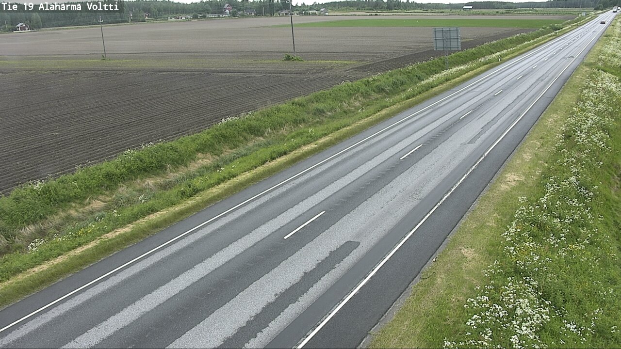 Weather Camera Image Väg 19 Alahärmä, Voltti, Kauhava, Etelä-Pohjanmaa