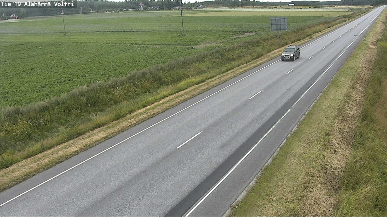 Weather Camera Image Väg 19 Alahärmä, Voltti, Kauhava, Etelä-Pohjanmaa
