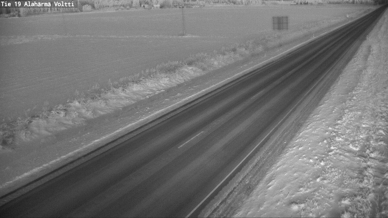 Weather Camera Image Väg 19 Alahärmä, Voltti, Kauhava, Etelä-Pohjanmaa