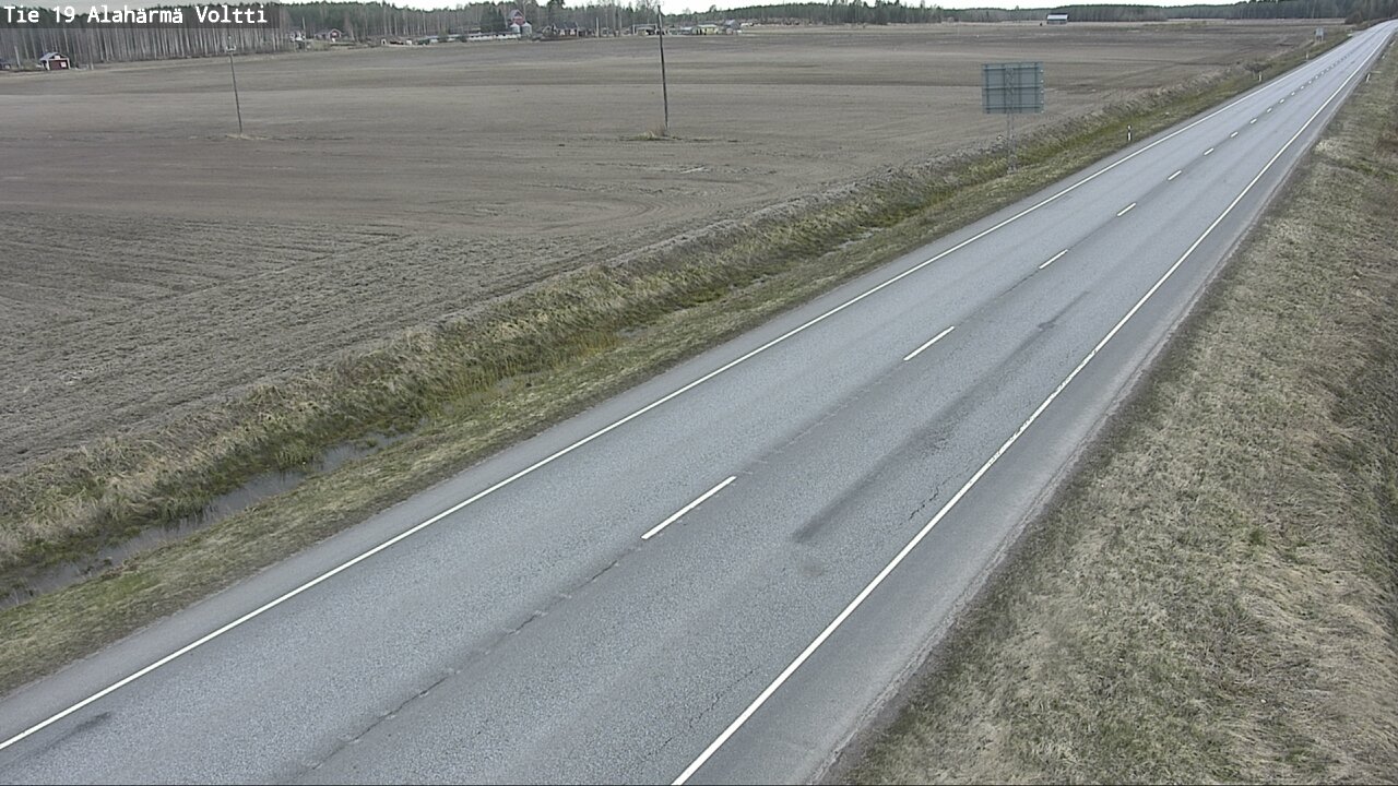 Weather Camera Image Road 19 Alahärmä, Voltti, Kauhava, Etelä-Pohjanmaa