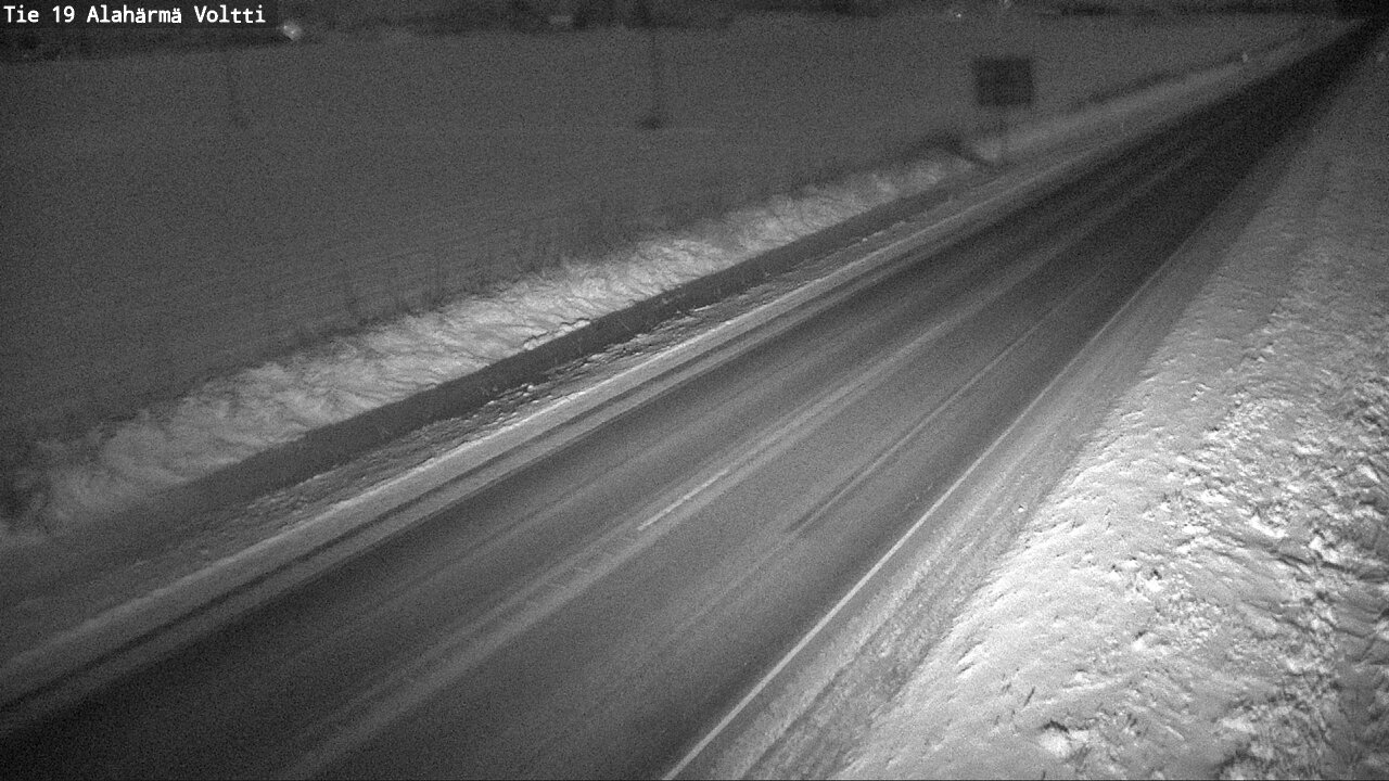 Weather Camera Image Väg 19 Alahärmä, Voltti, Kauhava, Etelä-Pohjanmaa