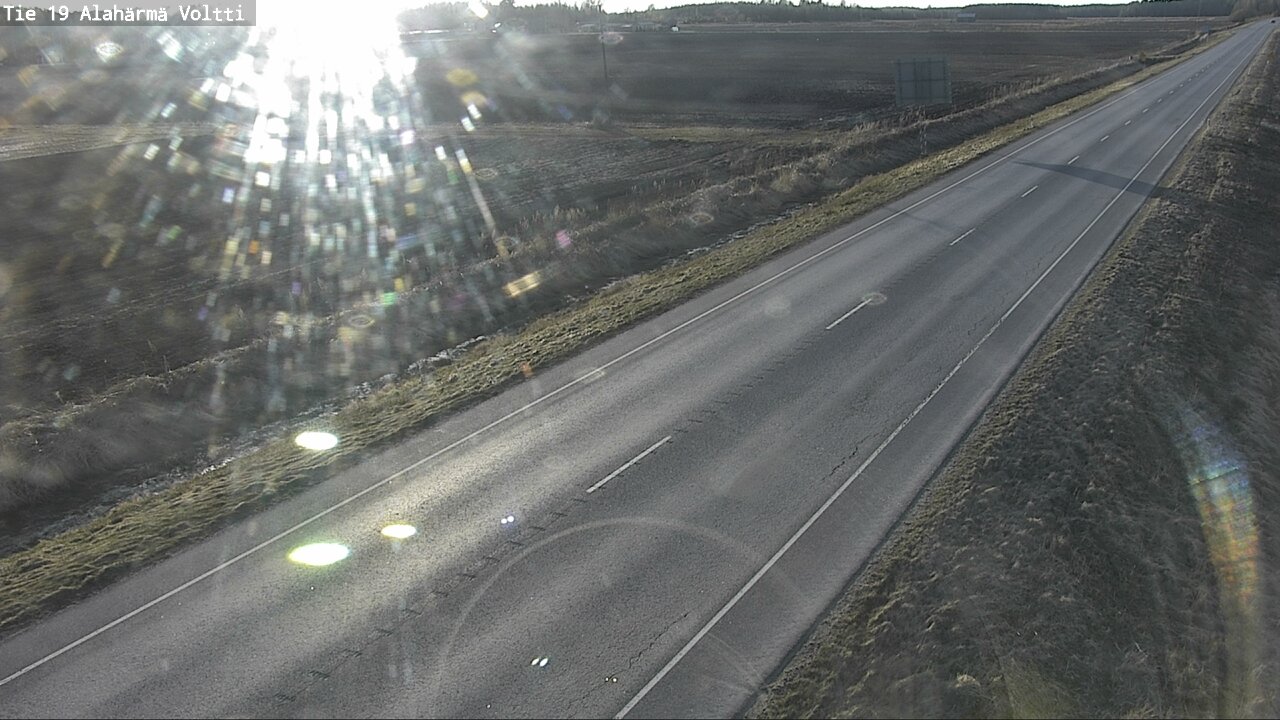 Weather Camera Image Väg 19 Alahärmä, Voltti, Kauhava, Etelä-Pohjanmaa