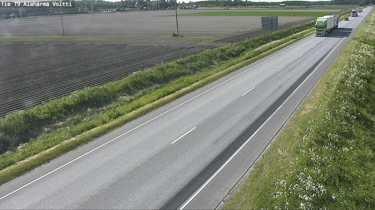 Weather Camera Image Road 19 Alahärmä, Voltti, Kauhava, Etelä-Pohjanmaa