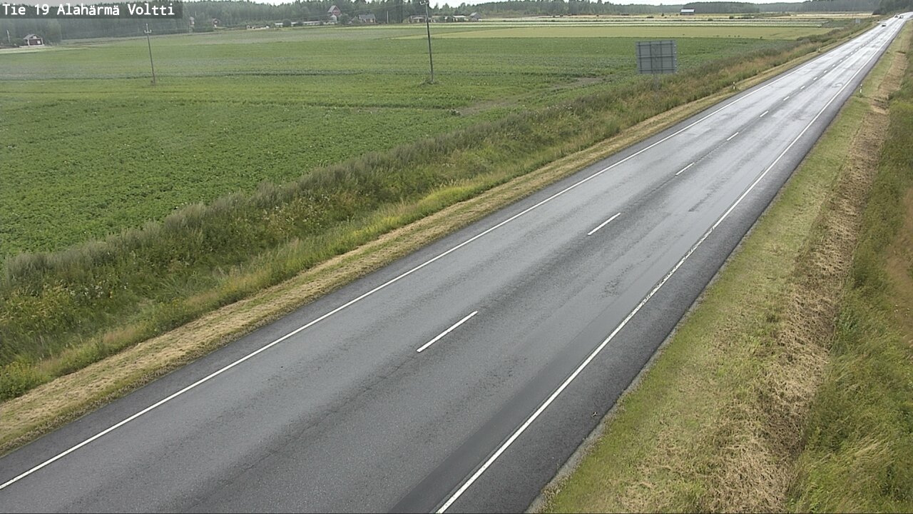 Weather Camera Image Väg 19 Alahärmä, Voltti, Kauhava, Etelä-Pohjanmaa