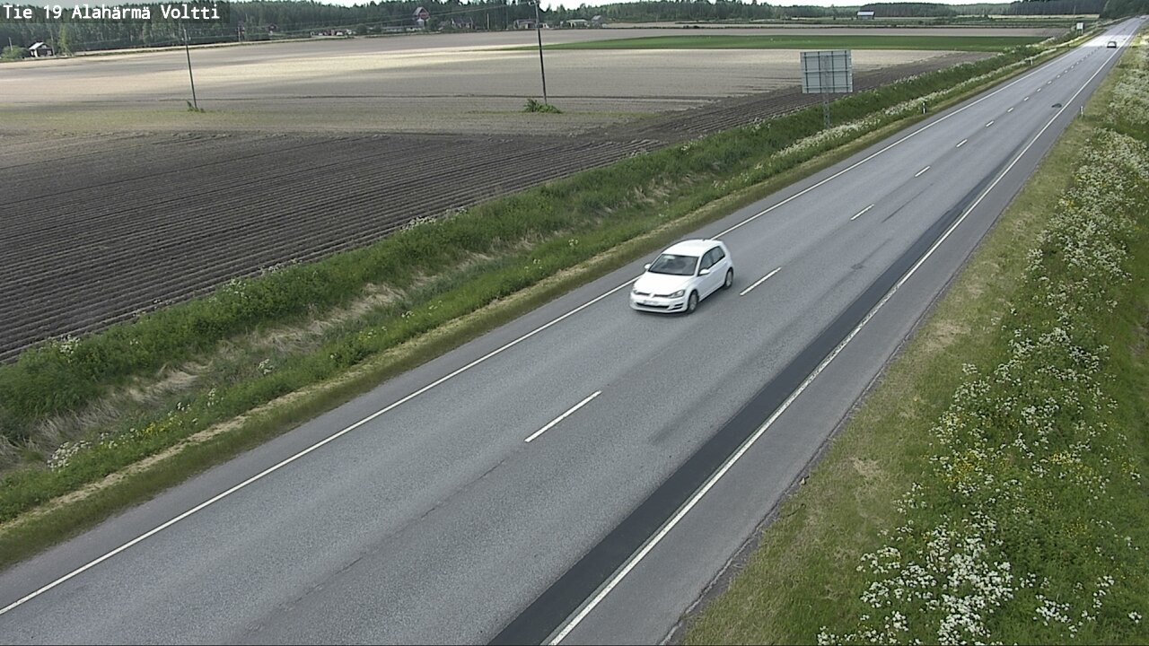 Weather Camera Image Väg 19 Alahärmä, Voltti, Kauhava, Etelä-Pohjanmaa
