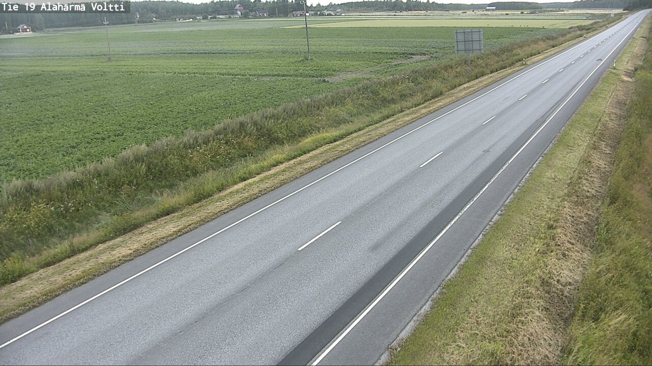 Weather Camera Image Väg 19 Alahärmä, Voltti, Kauhava, Etelä-Pohjanmaa