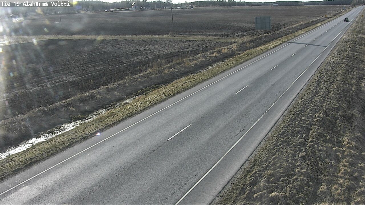 Weather Camera Image Väg 19 Alahärmä, Voltti, Kauhava, Etelä-Pohjanmaa