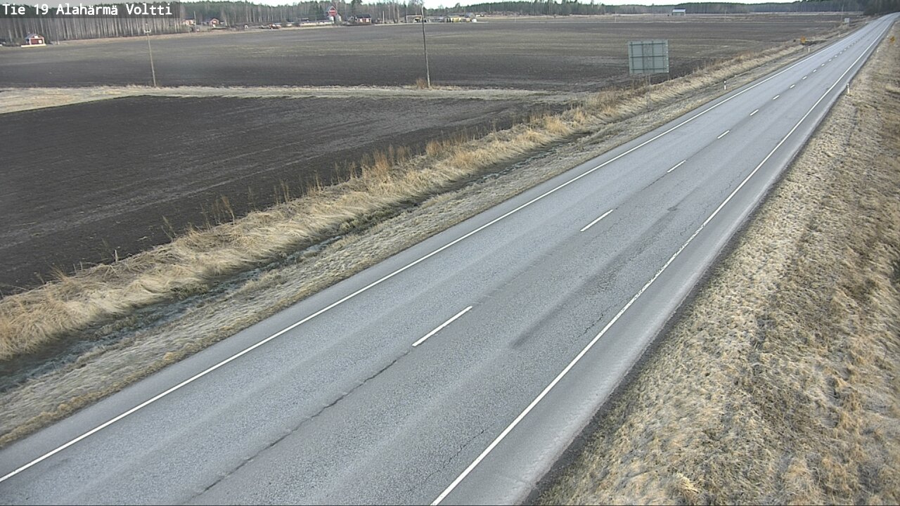 Weather Camera Image Väg 19 Alahärmä, Voltti, Kauhava, Etelä-Pohjanmaa