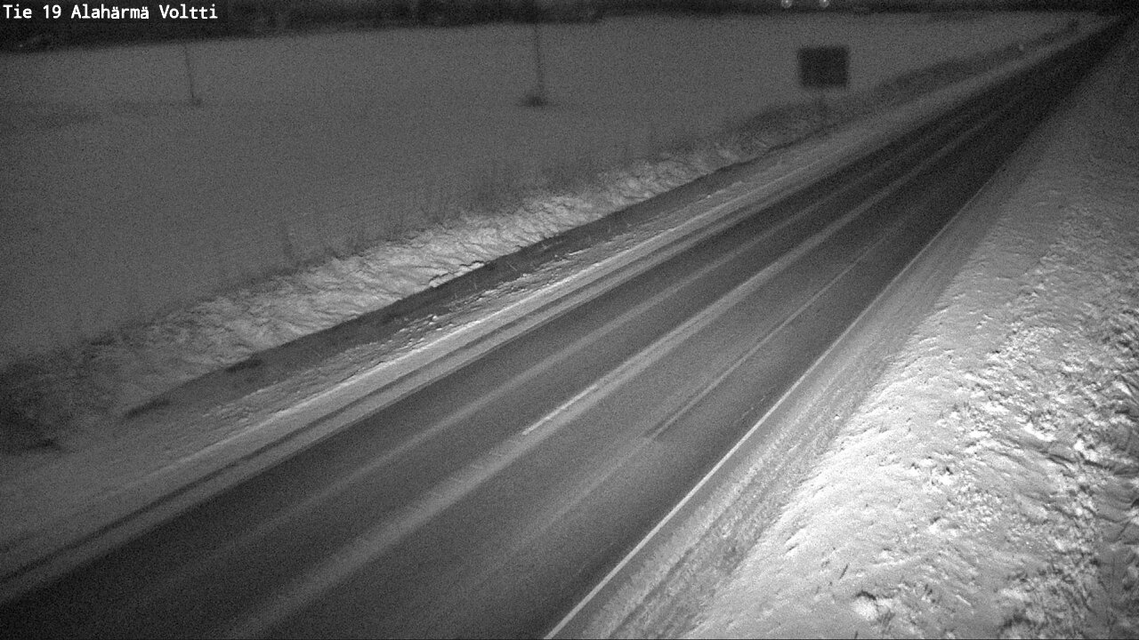 Weather Camera Image Väg 19 Alahärmä, Voltti, Kauhava, Etelä-Pohjanmaa
