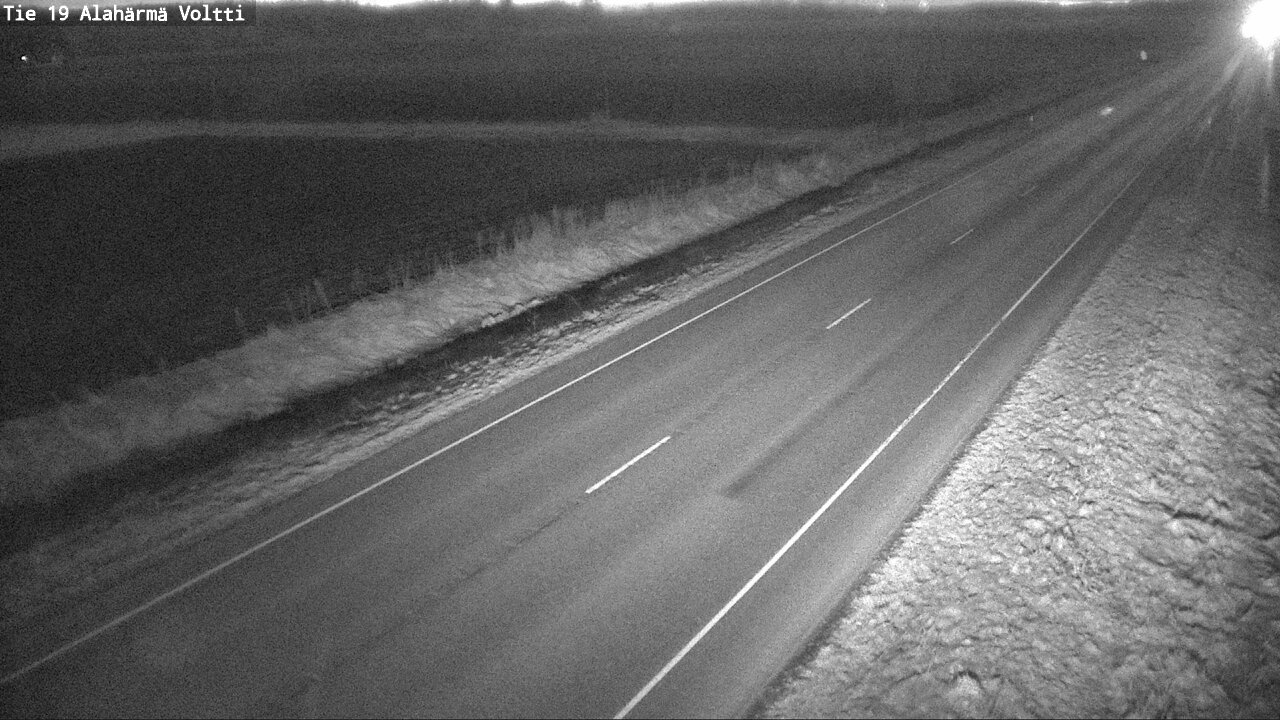 Weather Camera Image Väg 19 Alahärmä, Voltti, Kauhava, Etelä-Pohjanmaa