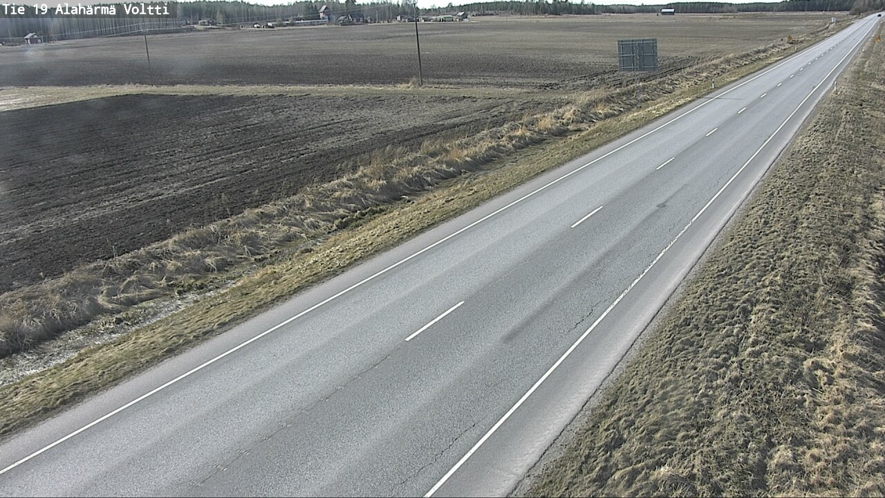 Weather Camera Image Väg 19 Alahärmä, Voltti, Kauhava, Etelä-Pohjanmaa