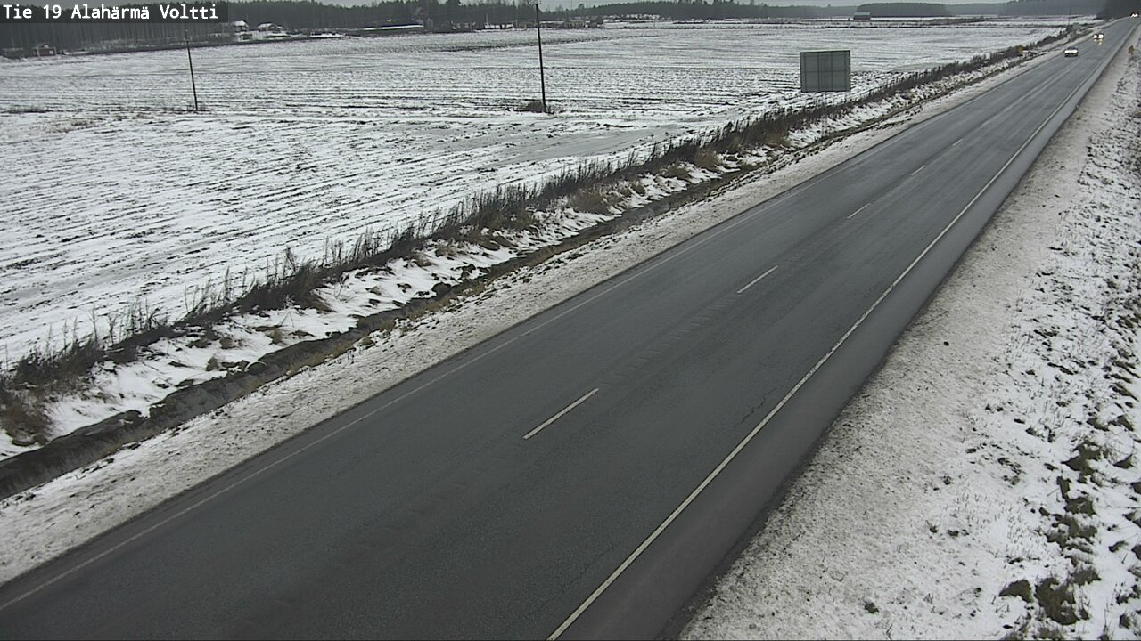 Weather Camera Image Road 19 Alahärmä, Voltti, Kauhava, Etelä-Pohjanmaa