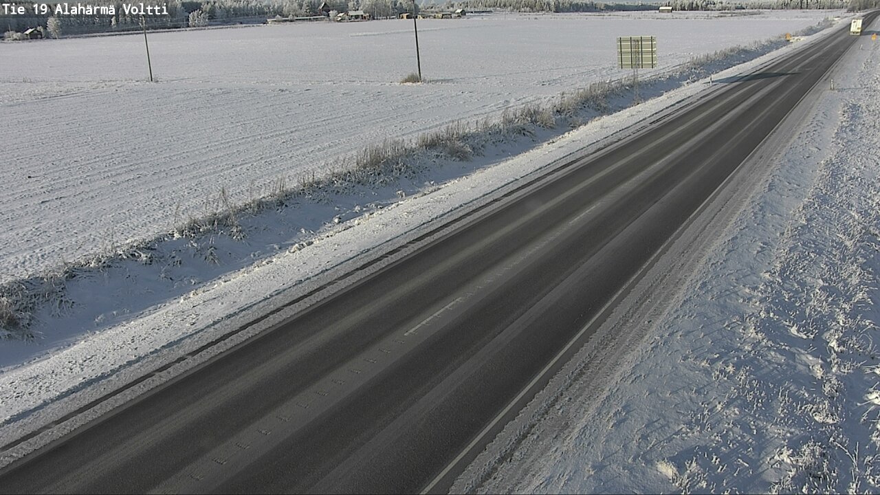Weather Camera Image Väg 19 Alahärmä, Voltti, Kauhava, Etelä-Pohjanmaa