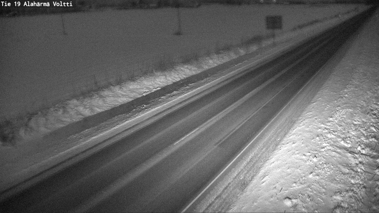 Weather Camera Image Väg 19 Alahärmä, Voltti, Kauhava, Etelä-Pohjanmaa