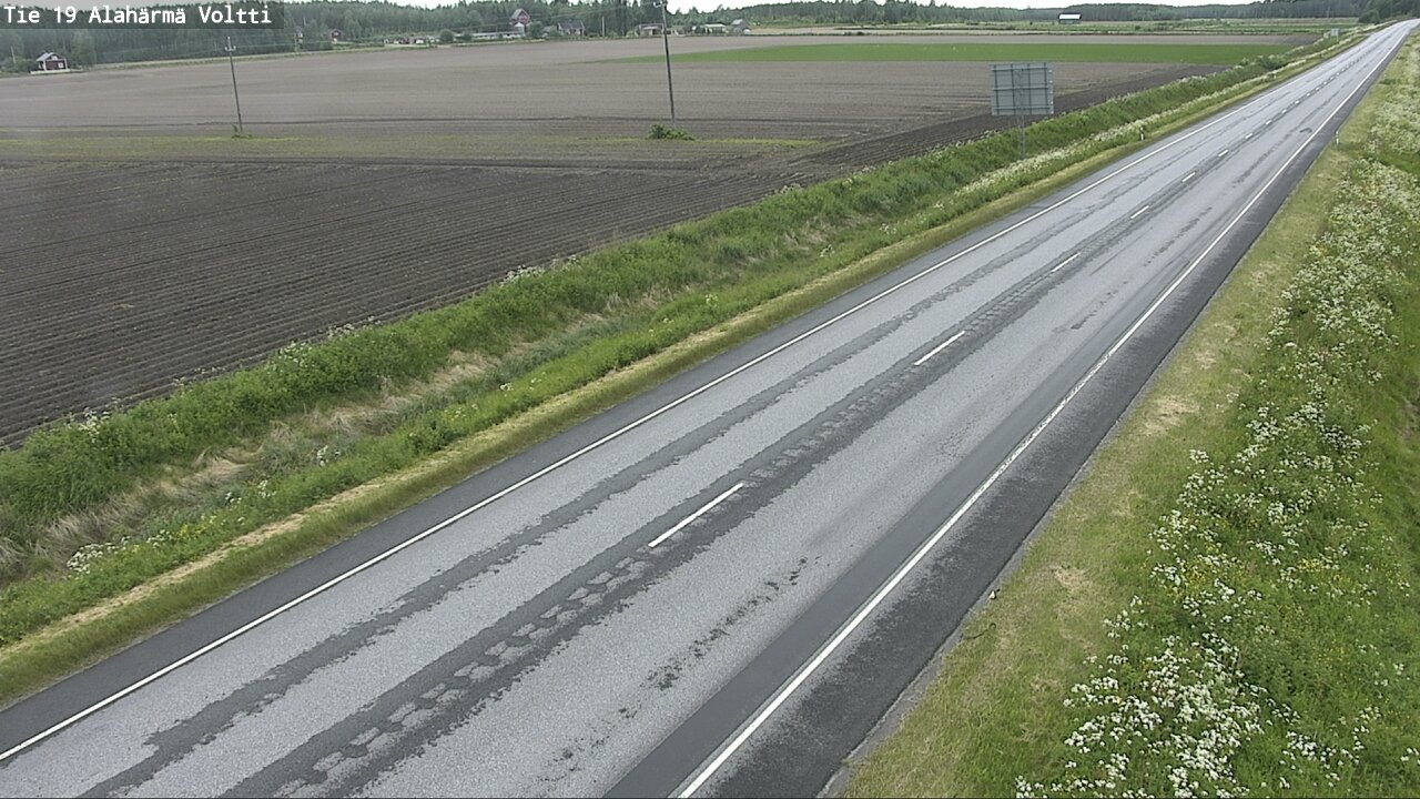 Weather Camera Image Väg 19 Alahärmä, Voltti, Kauhava, Etelä-Pohjanmaa