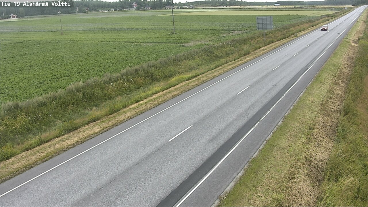 Weather Camera Image Väg 19 Alahärmä, Voltti, Kauhava, Etelä-Pohjanmaa