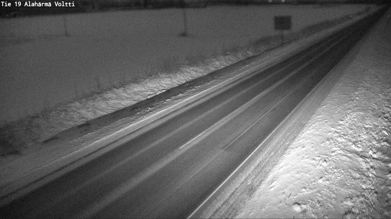 Weather Camera Image Väg 19 Alahärmä, Voltti, Kauhava, Etelä-Pohjanmaa
