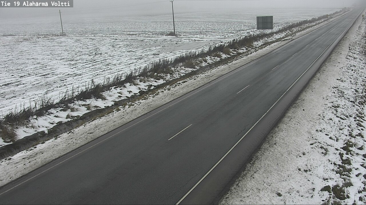 Weather Camera Image Road 19 Alahärmä, Voltti, Kauhava, Etelä-Pohjanmaa
