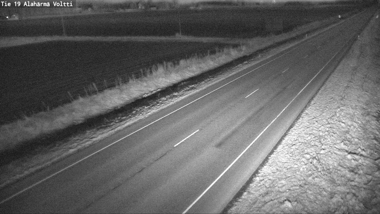 Weather Camera Image Väg 19 Alahärmä, Voltti, Kauhava, Etelä-Pohjanmaa