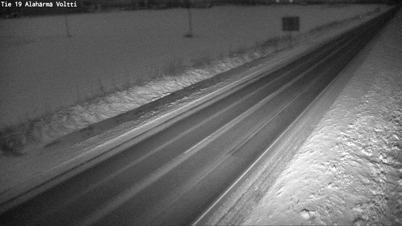 Weather Camera Image Väg 19 Alahärmä, Voltti, Kauhava, Etelä-Pohjanmaa