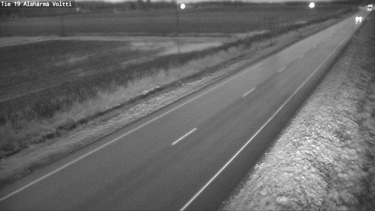 Weather Camera Image Road 19 Alahärmä, Voltti, Kauhava, Etelä-Pohjanmaa