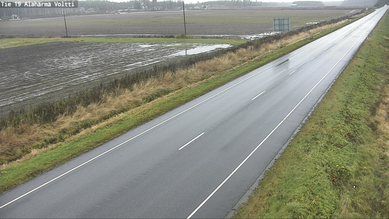 Weather Camera Image Väg 19 Alahärmä, Voltti, Kauhava, Etelä-Pohjanmaa